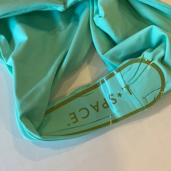 L*Space NEW Kendal OP Classic teal green underwire one piece swimsuit small - Picture 12 of 12